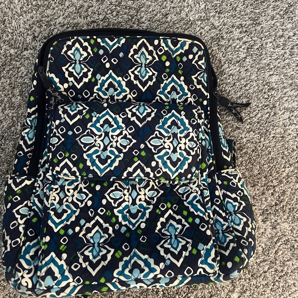 Stylish Blue Patterned Women's Bag